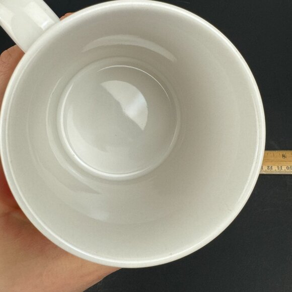 Vtg Ceramic Rainbow Mug Coffee Tea FTDA White Cream w Handle LGBTQ Gay Pride‎ - Picture 7 of 11